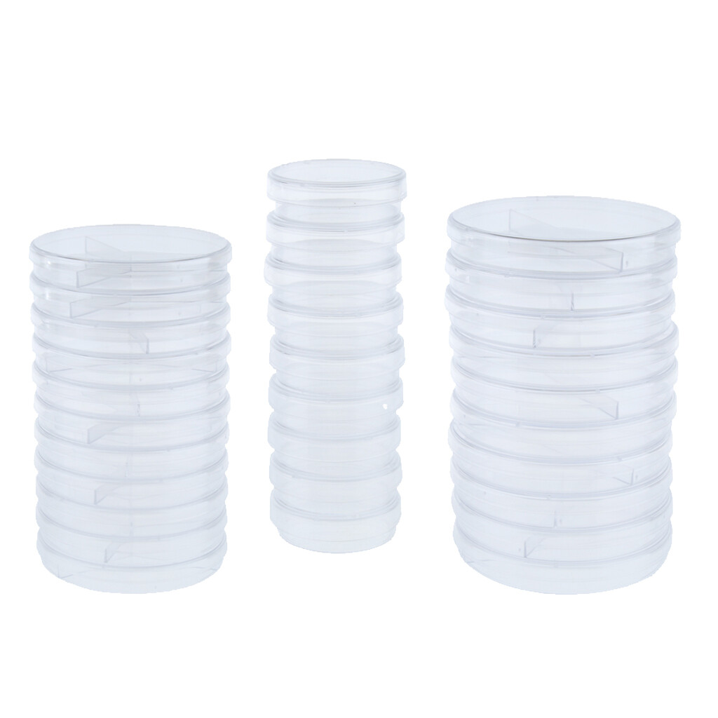 5Pcs/Pack35-90mm Plastic Petri Dishes For Plate Bacterial Yeast