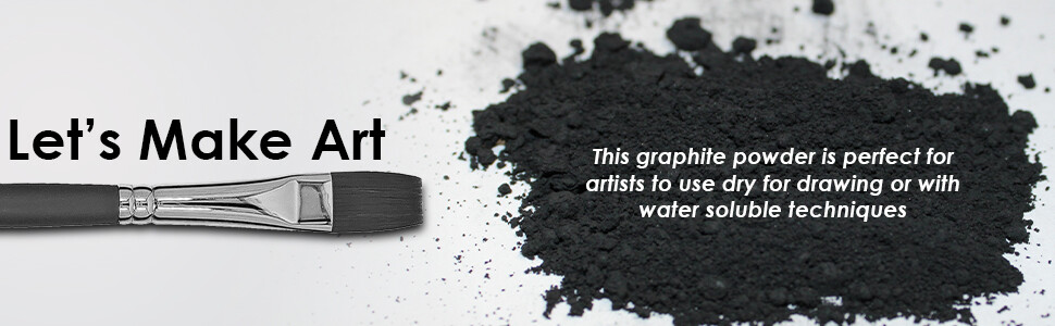 Graphite Powder Pure 44 microns – Uses include: dry lubricant, epoxy: 4 OZ