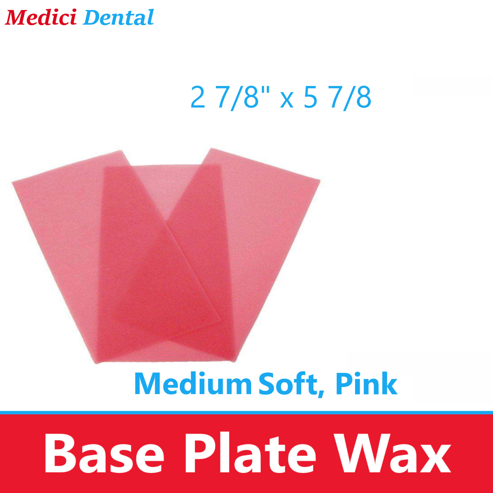 BASE PLATE ALL SEASON PURPOSE SET UP WAX PINK 1LB DENTAL LABORATORY JEWELRY SOFt