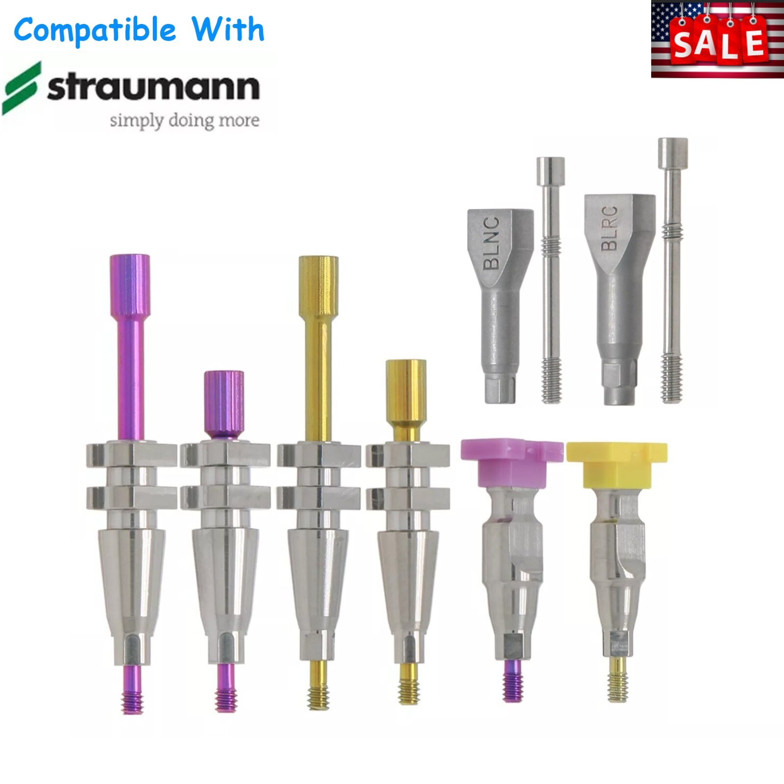 Straumann NC/RC Healing Abutment Closure Cap Scan Body Analog Impression Coping