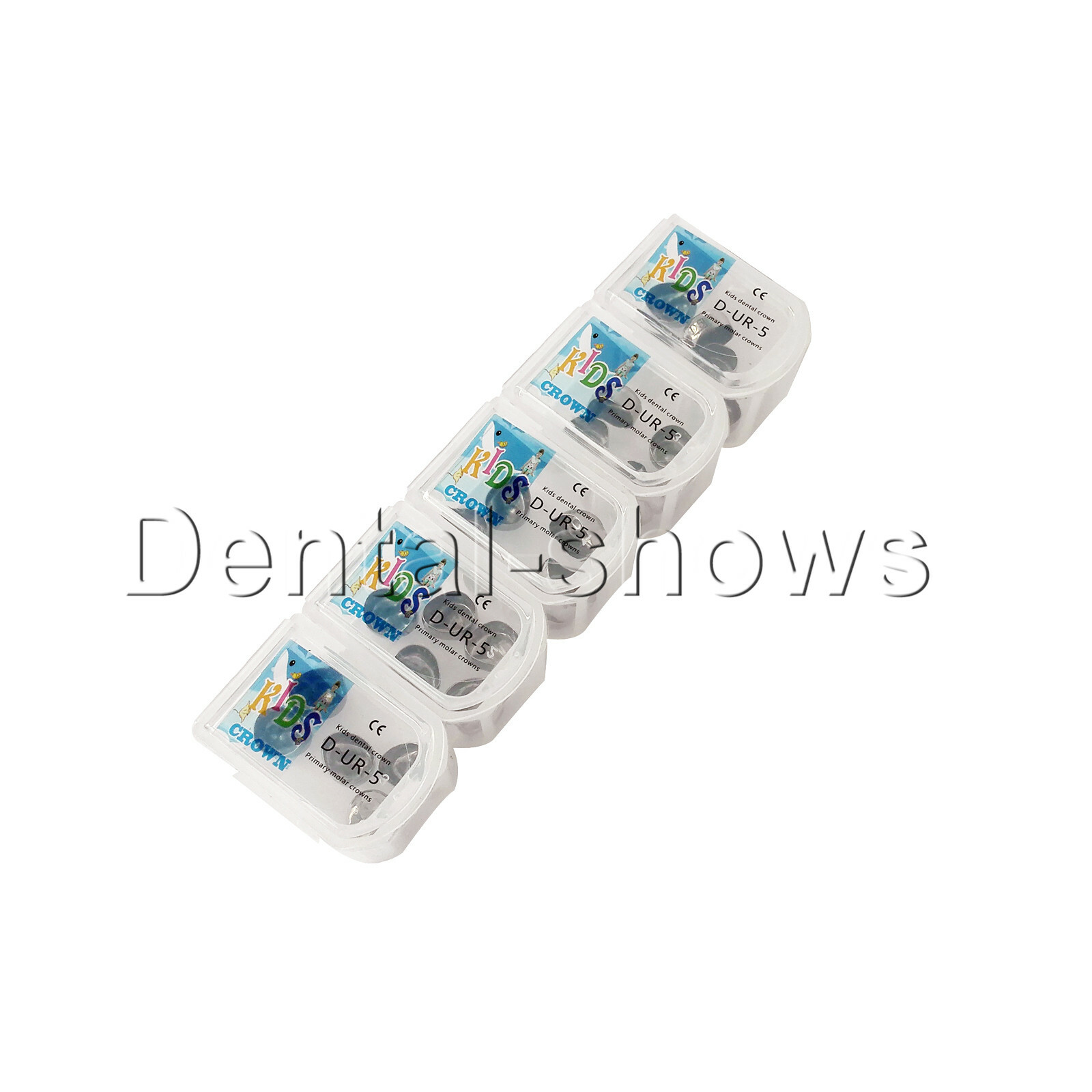 5pcs Dental Kids Primary Molar Crowns Stainless Steel Pediatric crown 48 Sizes