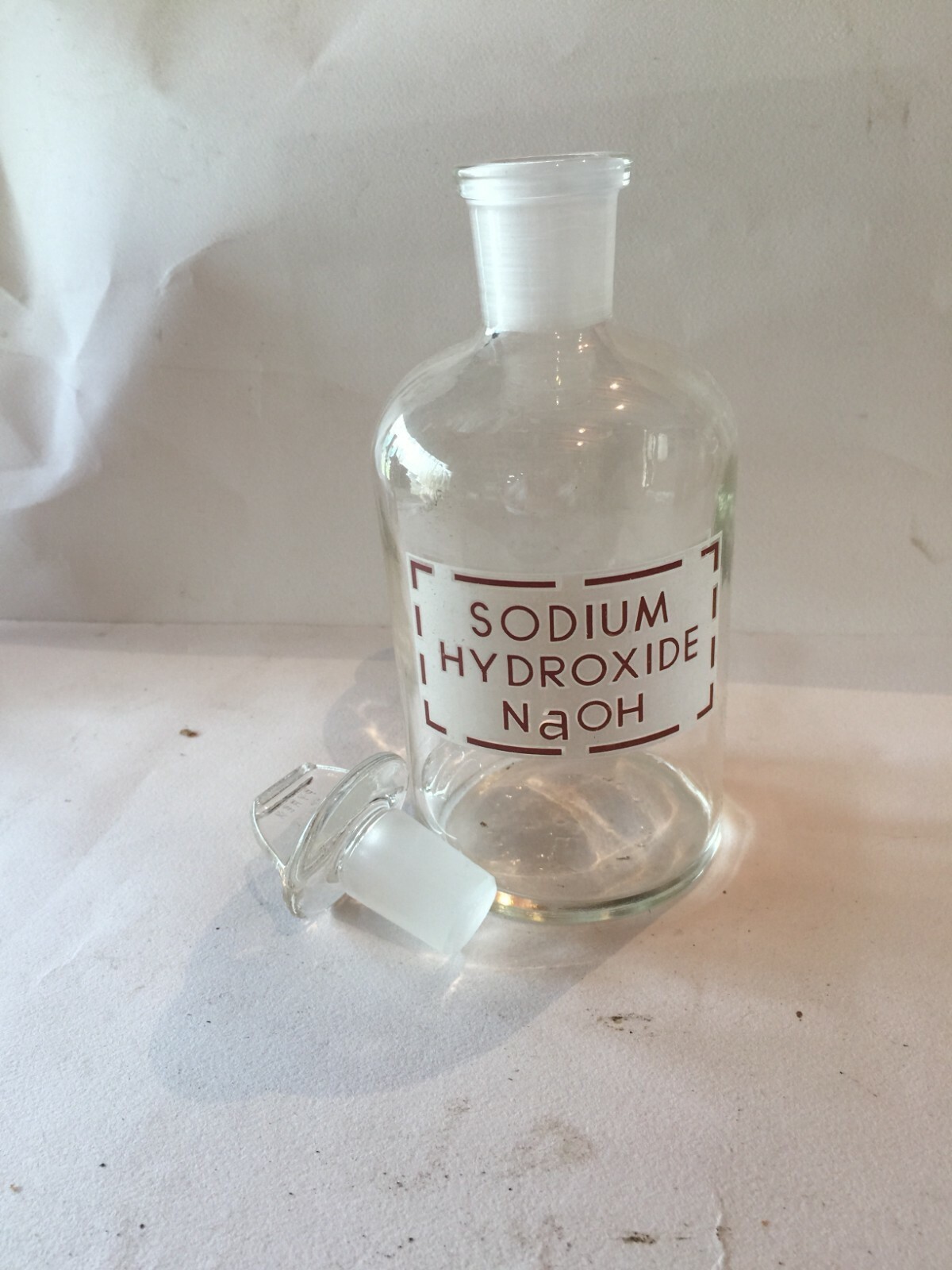 VINTAGE RARE Pyrex reagent bottle w/stopper 250mL Set(3) SEE LABEL CHOICES BELOW