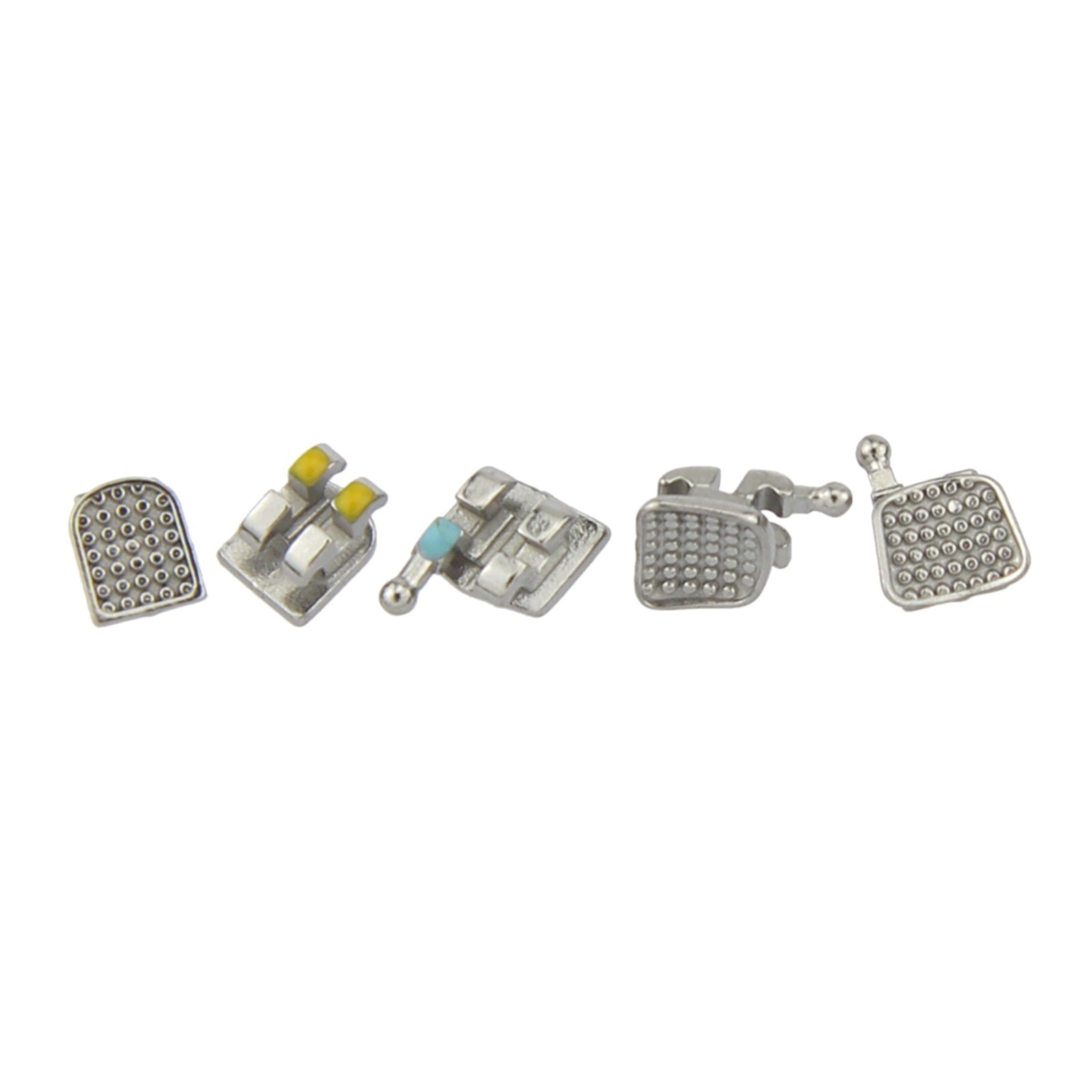 Orthodontic Metal Brackets OC Mini MIM Braces MBT Roth 022 345 Hooks Twin Braces