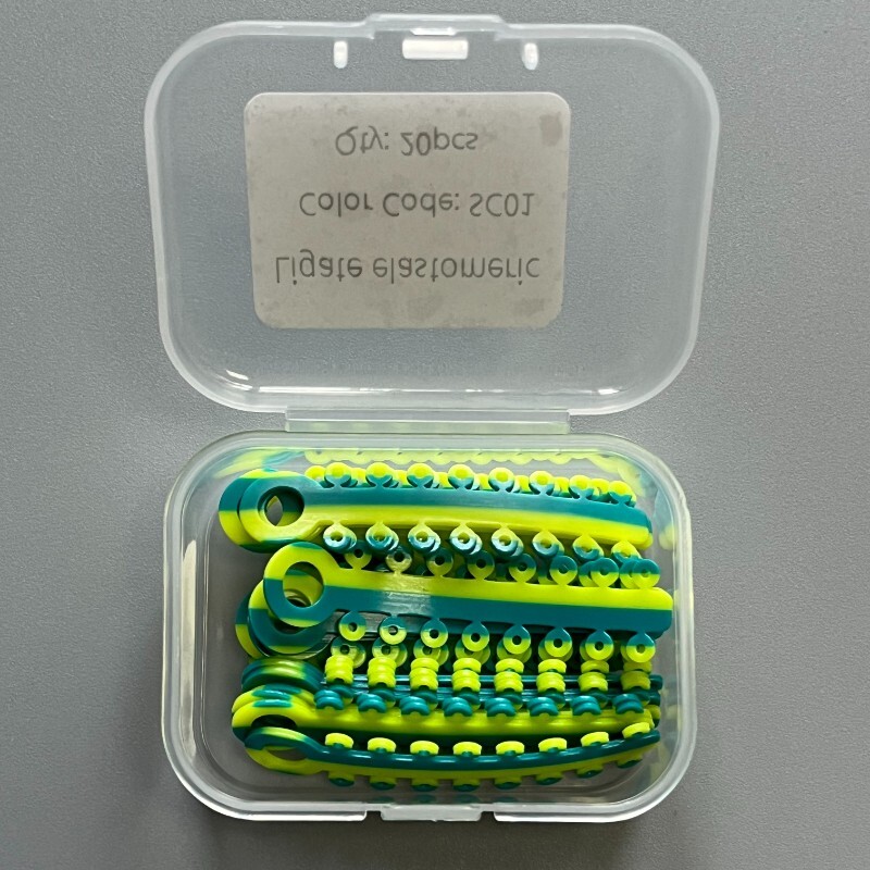 1Box/320pcs Dental Ligature Ties Orthodontic Elastic Rubber Bands Mix Colors