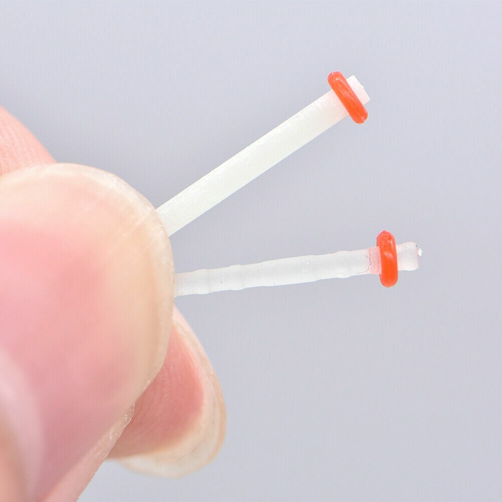 200 Pcs Dental Fiber Post Glass Quartz Teeth Restorative 1.2 1.4 1.6 1.8mm Posts