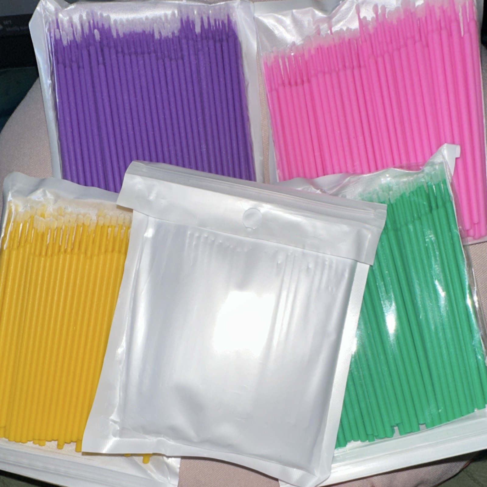 500PCS Disposable Microbrush Applicators Eyelash Dental Makeup Precision Swabs