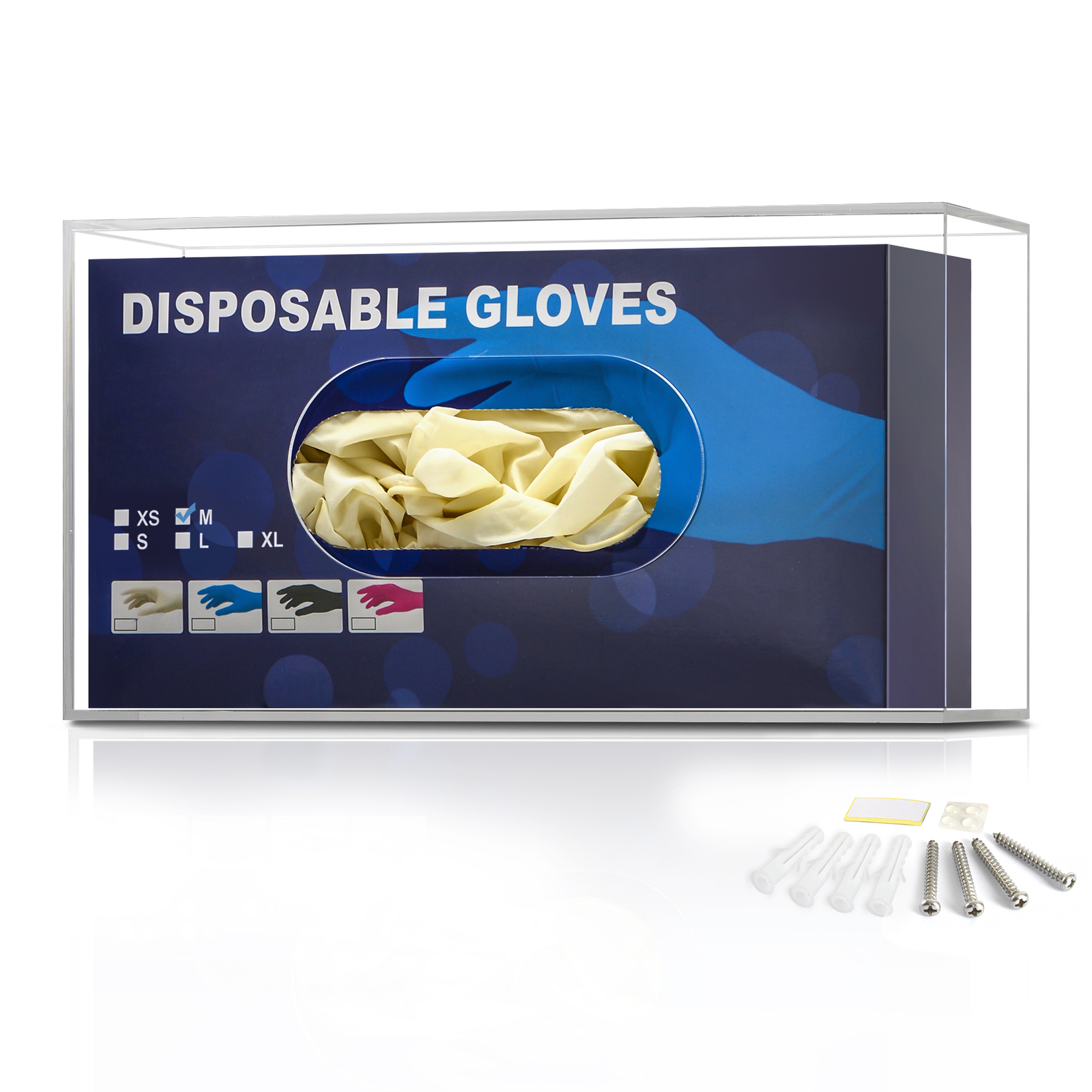 Glove Box Holder Wall Mount Glove Dispenser – Disposable Glove Holder Wall Mount