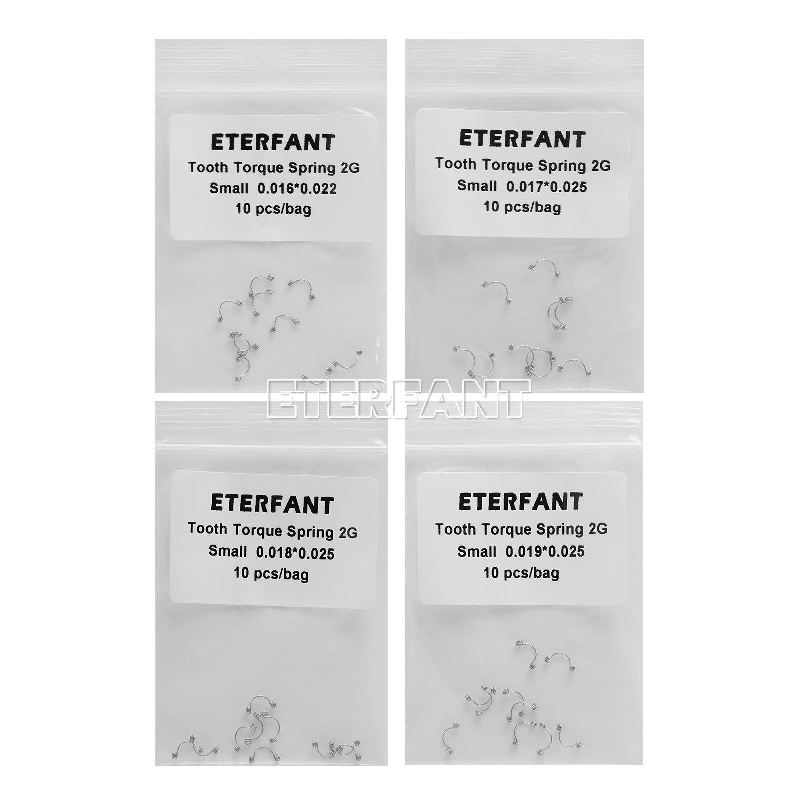 ETERFANT Dental 10PCs/bag Ortho Teeth Anterior Torque Springs Small/Medium/Large