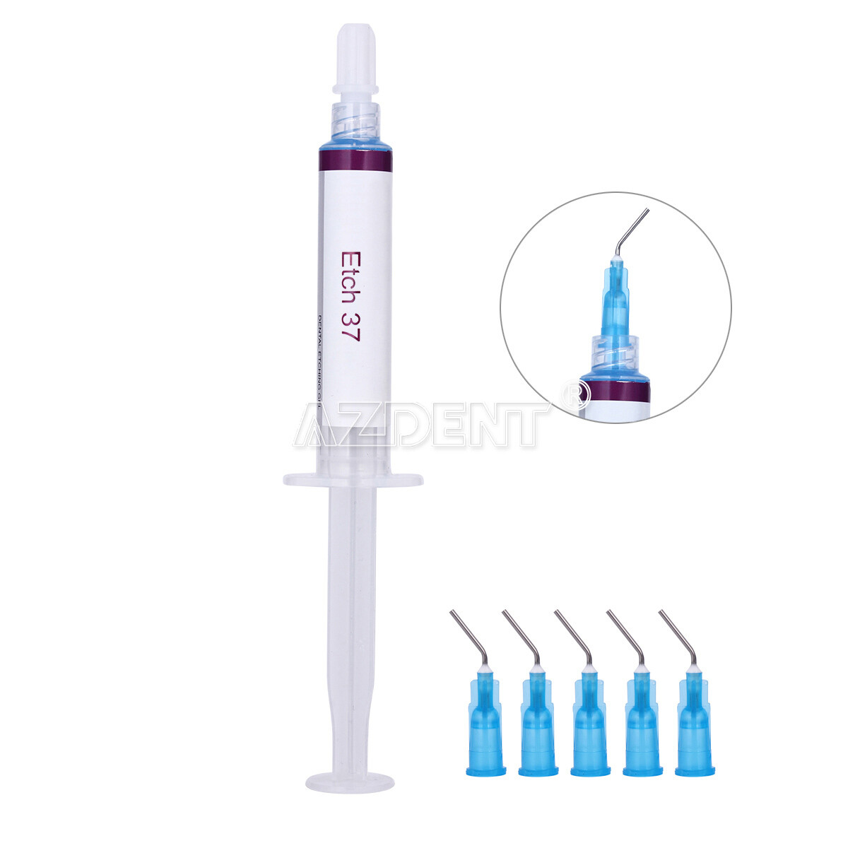 1-100X Dental Acid Etch Etching Gel 37% 5ml/syringe