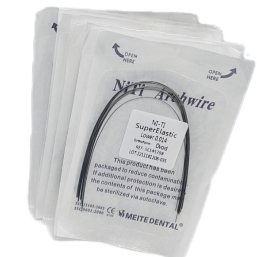 Dental Orthodontic Super Elastic Niti Round/Rectangular Arcos Arch Wires Ovoid
