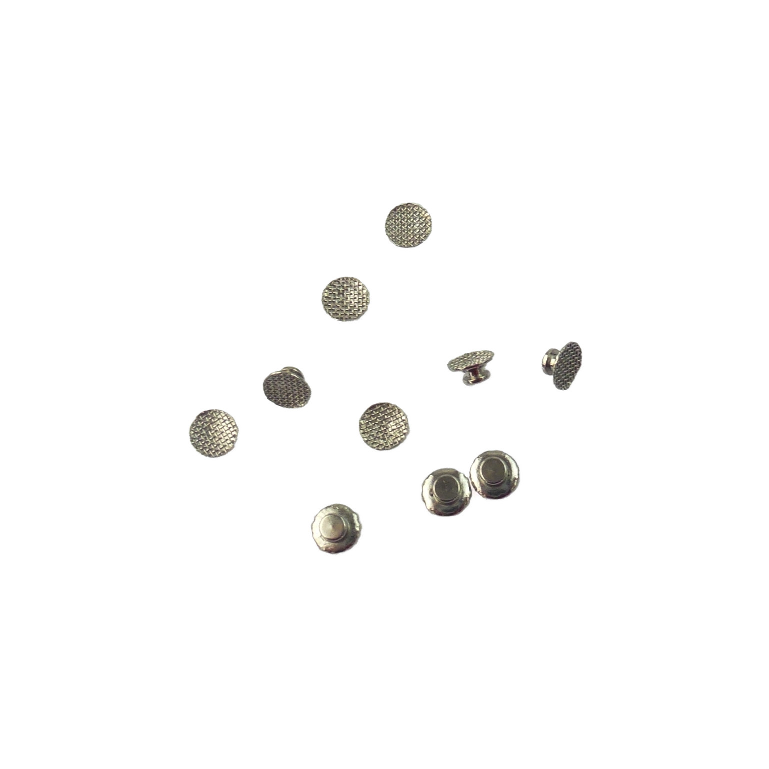 Dental Orthodontic Lingual Buttons Bondable Ceramic Round/Rectangular Base 10Pcs