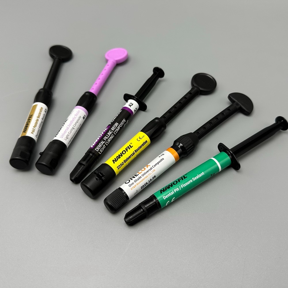 Dental Light Curing Composite Sealant Filling 6 Types Resin composite