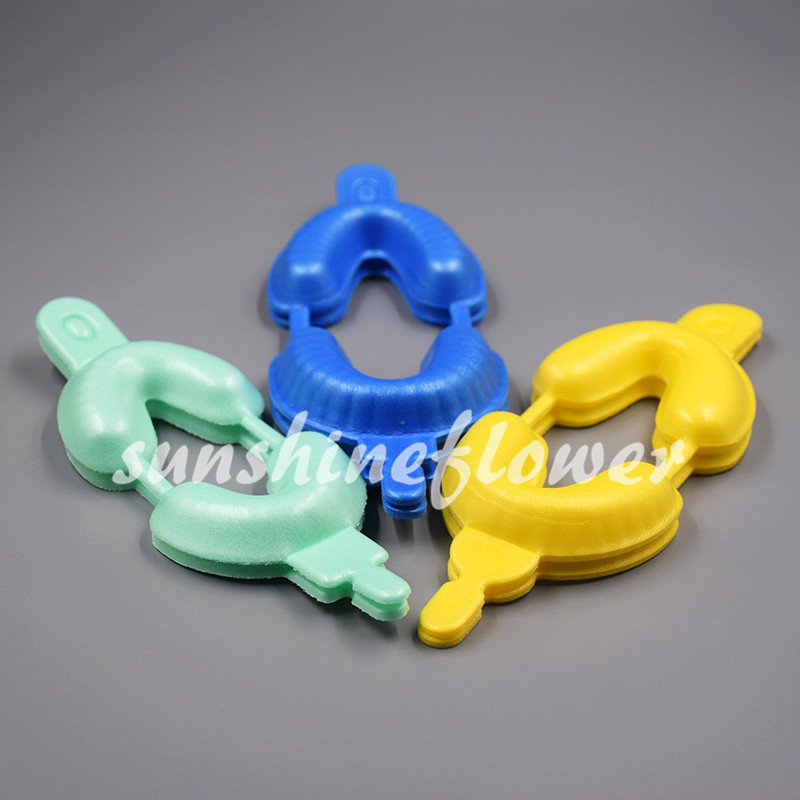 Dental Fluoride Disposable Dual Arch Trays Gel Foam 3 Sizes S/ M /L Select