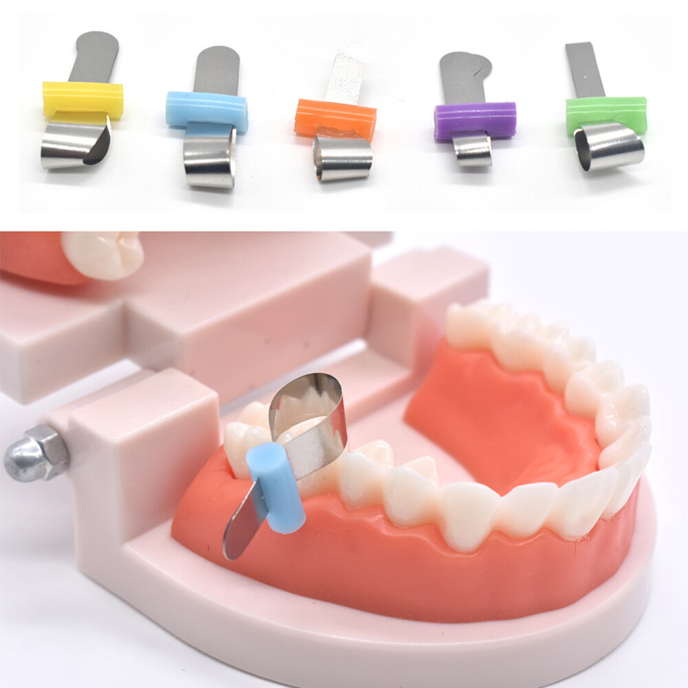 50 Pcs Mixed Dental Auto-matrix Forming Sheet Retainerless Matrices Bands