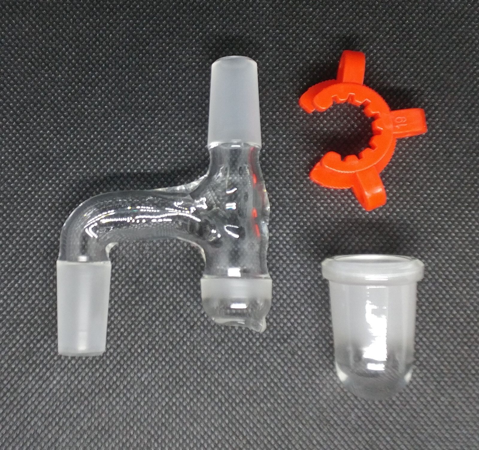 14mm Male to 14mm Male Glass Reclaim Removable Jar GonG USA
