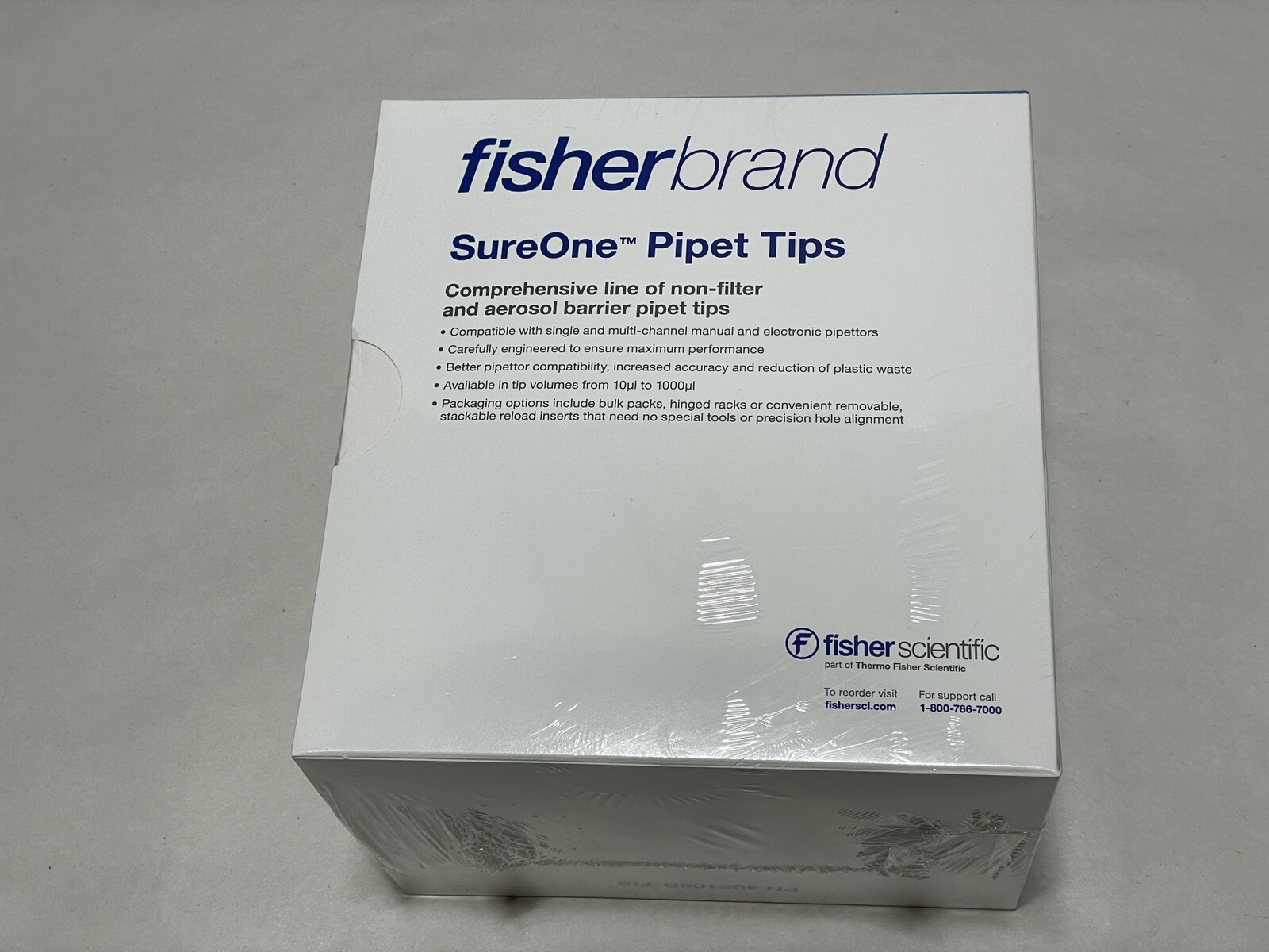 FISHERBRAND SureOne Beveled Pipette Tips, 1-200μL 02-707-417 (Pack of 960)