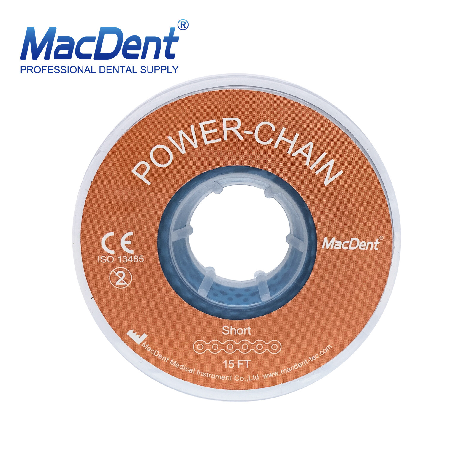 Dental Orthodontic Elastic Rubber Power Chain Braces Bands Short/Long/Close