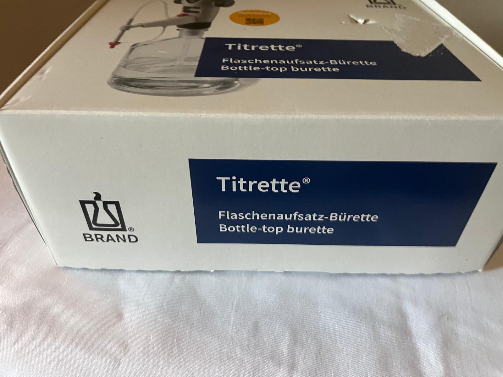 Brand Titrette 25ml Digital Bottle-Top Burette 4760151 New Open Box Sealed Parts