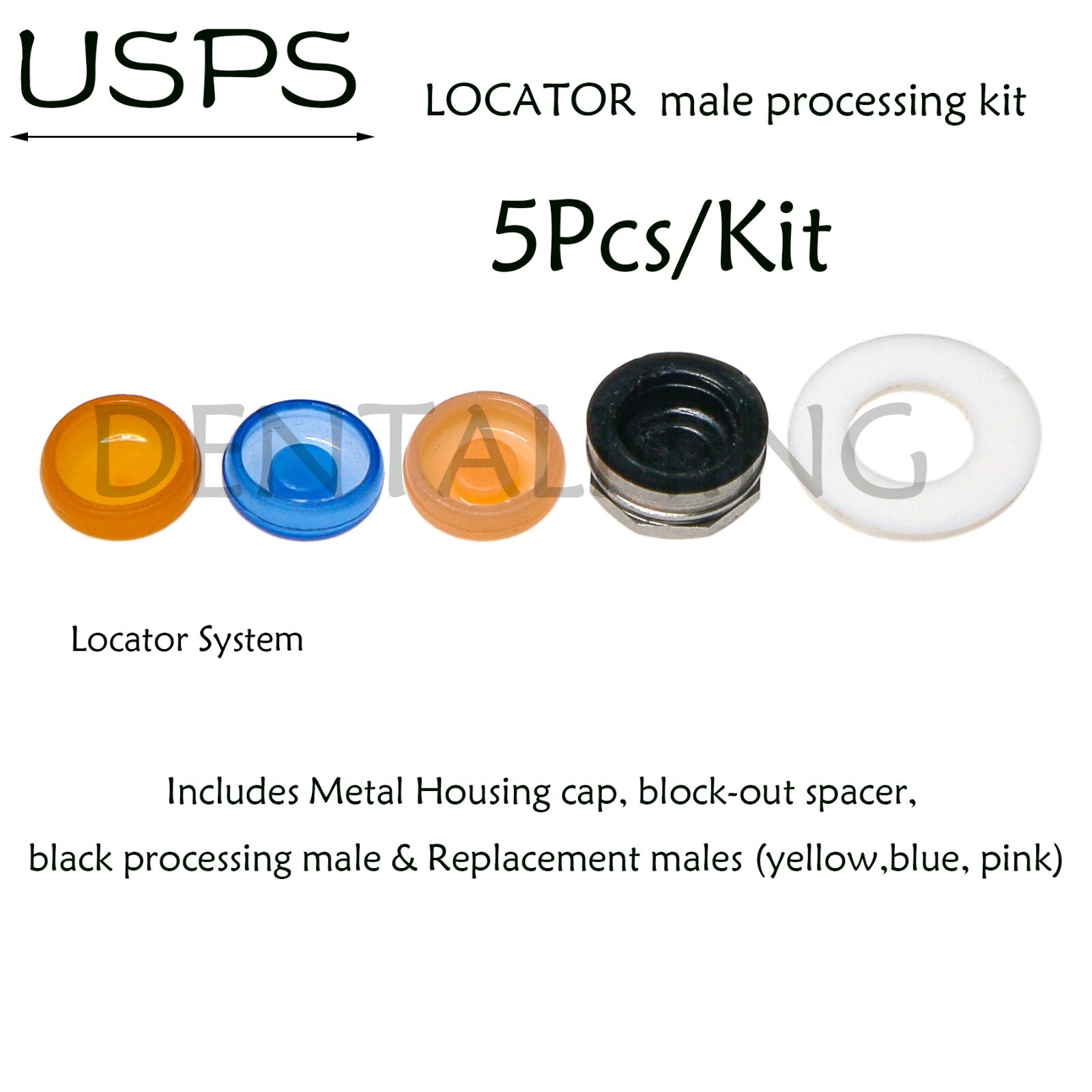 US Dental Overdenture Implant Abutment Locator Sys For Hiossen Regular 3/4/5.0mm