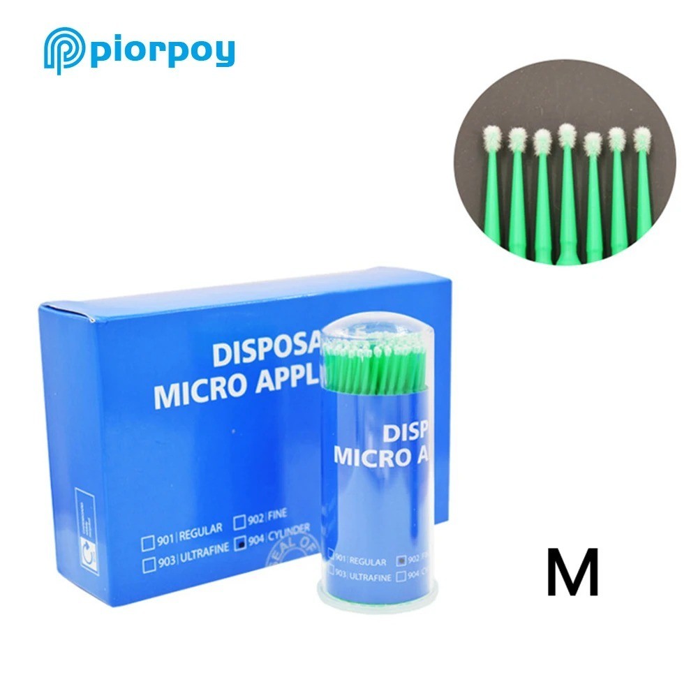 400 Microbrush Micro Brush Applicator Tips Regular, Fine, Super Fine Dental