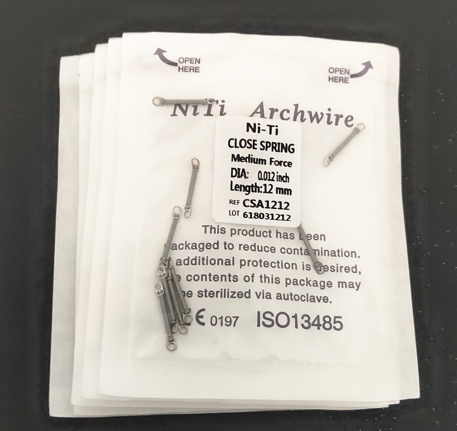 10PCS/Pack Dental Orthodontic Closed Coil Spring 0.012*12mm SALE