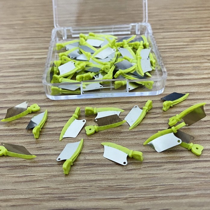 50PCS Dental Matrix Fender Wedges Prep Interproximal Diastema Wedge Guard L/M/S