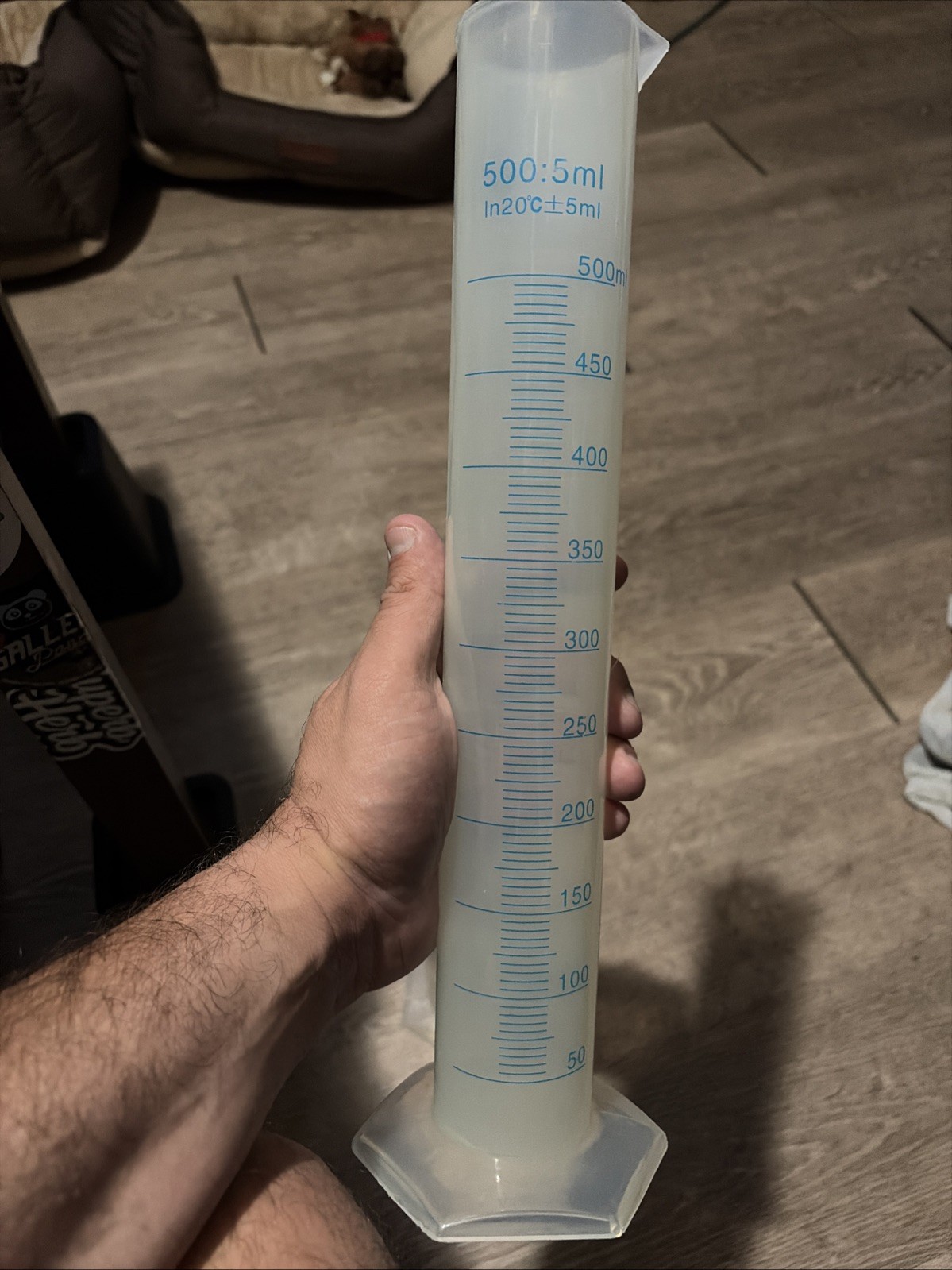 Graduated Cylinder Lot Of 5 – 1000ml – 500ml – 250ml – 100ml – 50ml Plastic