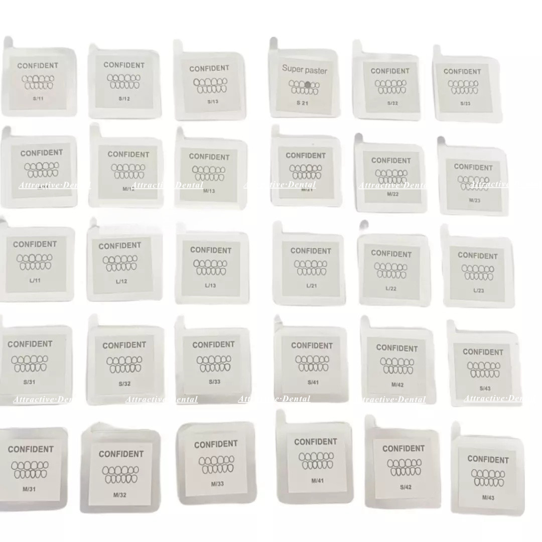 30Size Dental Composite Porcelain Veneers Resin Light Cure Anterior Teeth Veneer