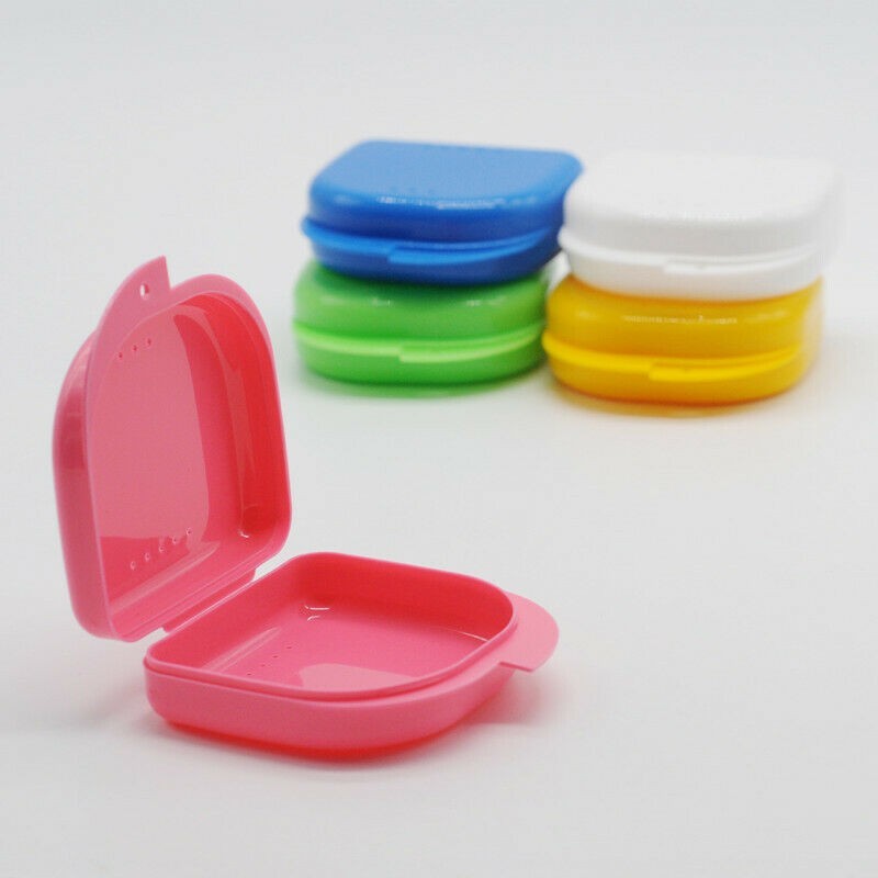 Orthodontic Retainer Box Teeth Mouth Denture Dental Case Guard Storage Container