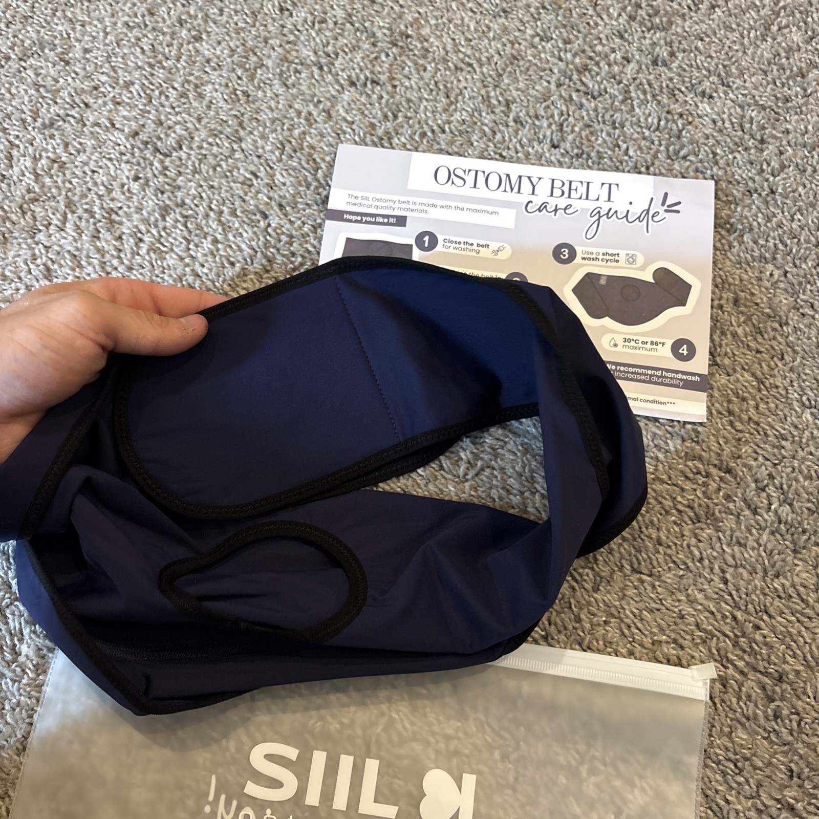 SIIL Ostomy Belt for Men & Women | FSA & FHA Approved | Ostomy Bag Covers MEDIUM