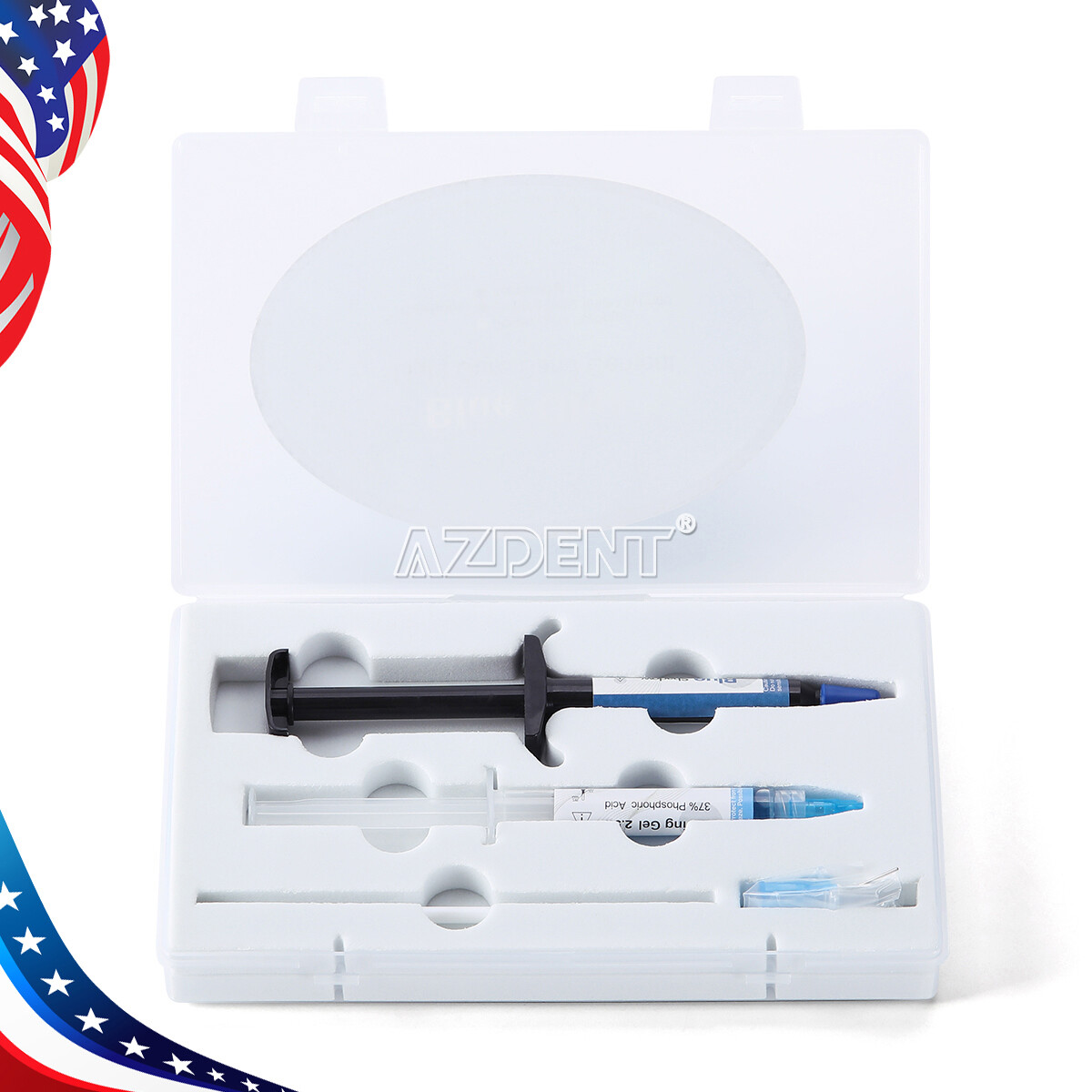 Dental Ortho Adhesive Light Cure Composite Resin Cement Blue Glue/Non-Mixed