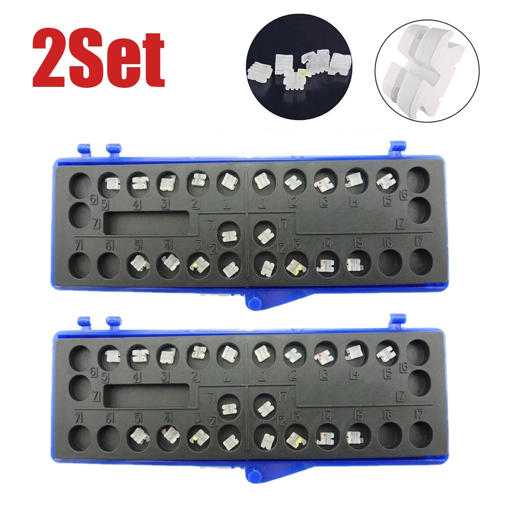Orthodontic Self Ligating Brackets Ceramic Sapphire brace RothMBT 022”3/345Hook