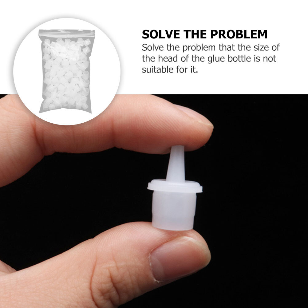 glue for eyelashes glue bottle Glue Replacement Caps Bottled Glue Tips Lash