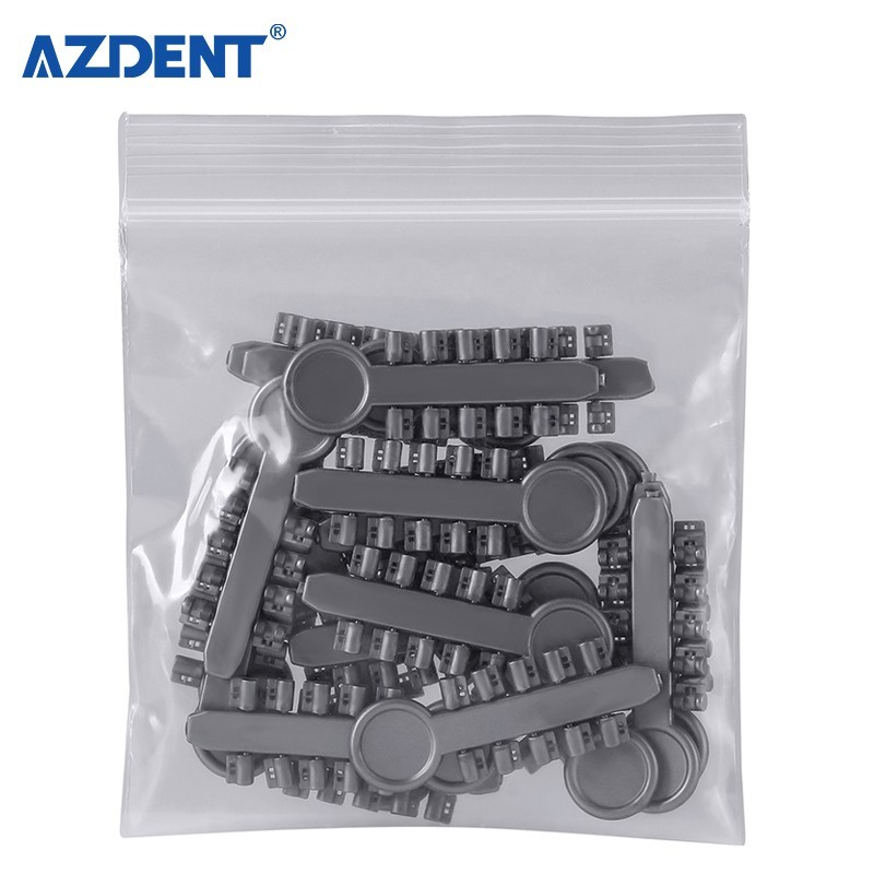 200pcs/20 sticks Dental Rotation Wedge Orthodontic Rubber Elastic Rotary Pads