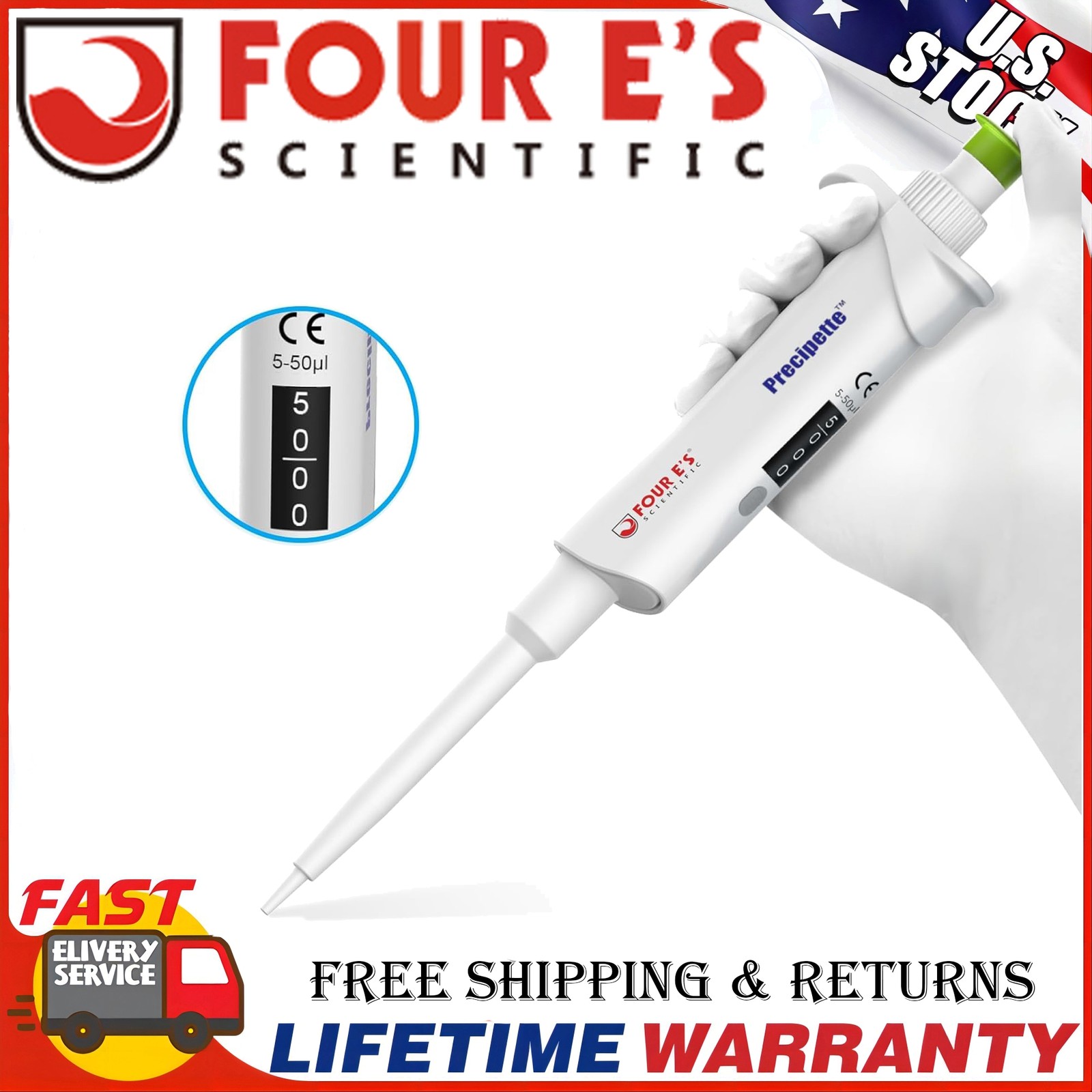0.1ul-10ml Single Channel Pipettor Adjustable Micropipette Lab High Precision