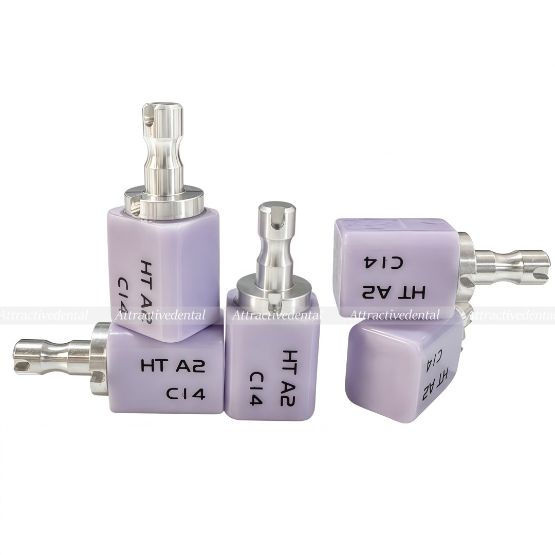 5Pcs Dental CAD CAM C14 Block HT/LT Blocks Glass Ceramic Lithium Disilicate USA