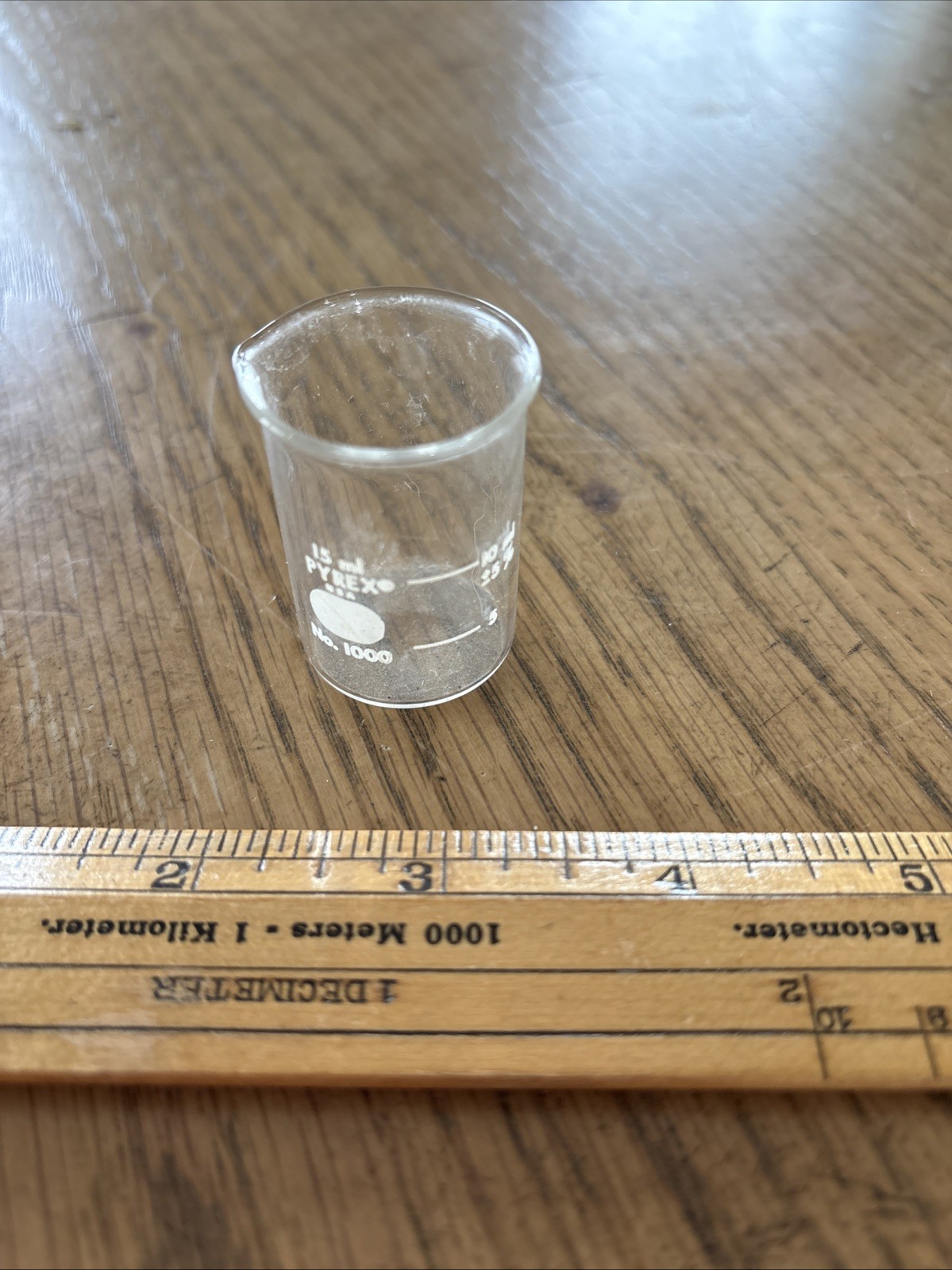 Rare Pyrex No. 1000 Beaker 15ml 15 ml Size. Unusual Measuring Cup