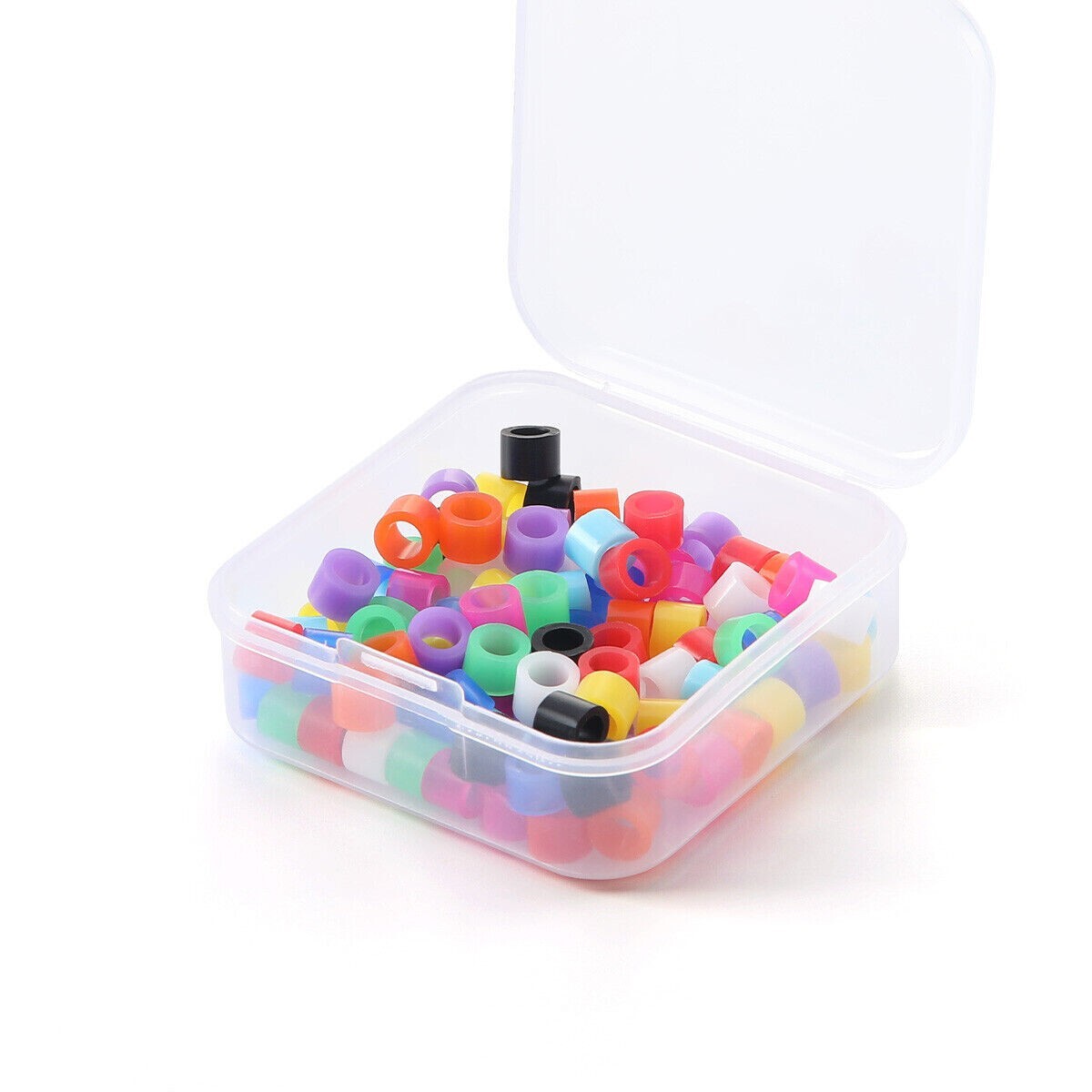 100 Pcs/Box Dental Instrument Hygienist Silicone Color Code Rings Bands Circle