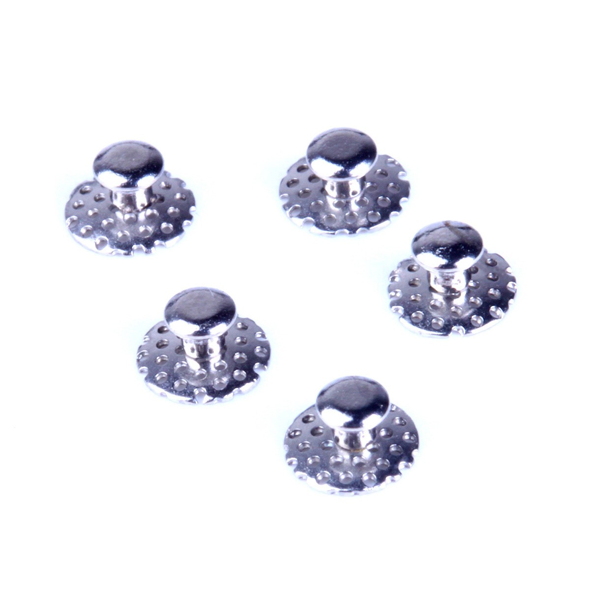 10pcs/bag Dental Orthodontic Lingual Buttons Bondable Round /Rectangular Base