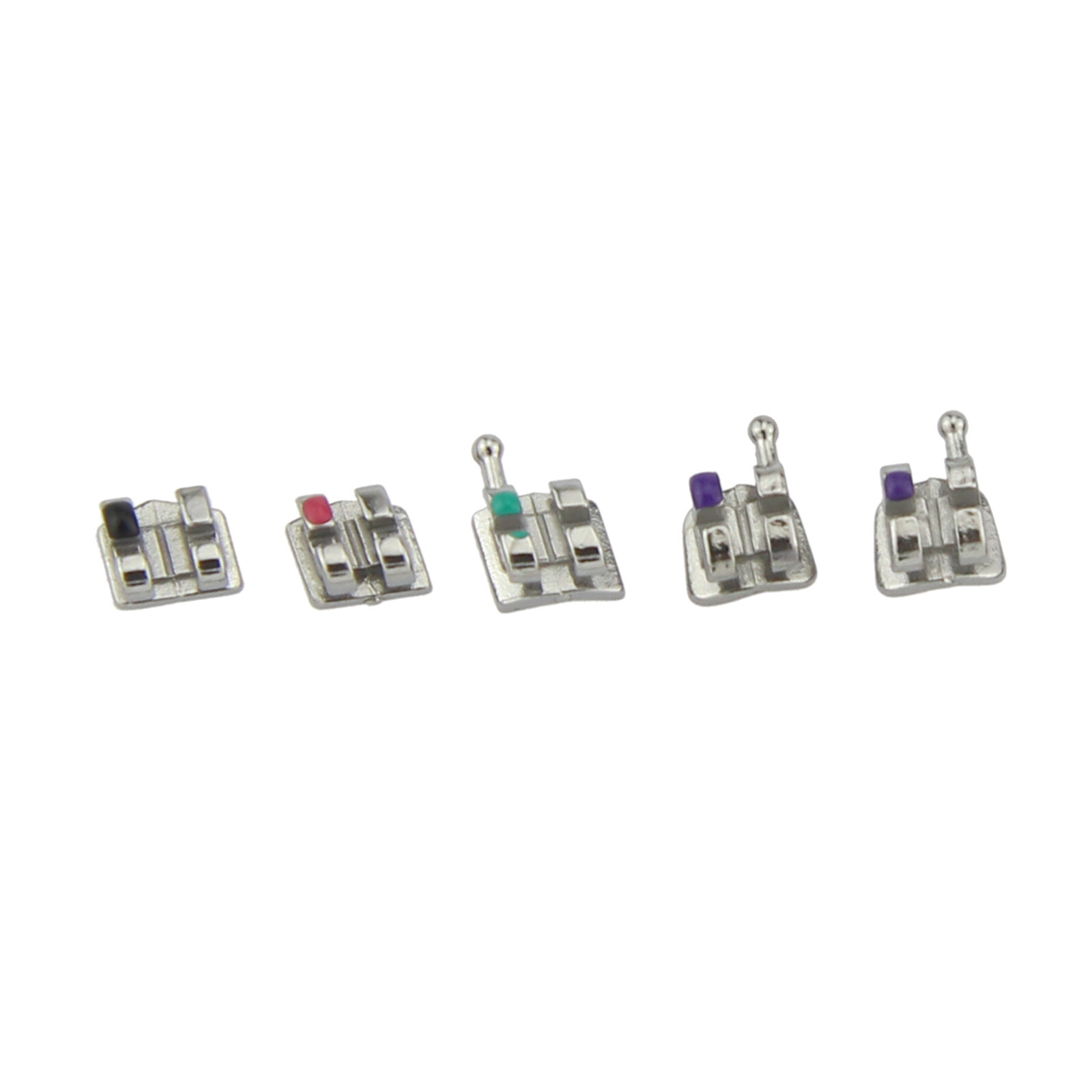 Dental Ortodoncia Braces Brackets Metal MIM Mini 022 018 Roth MBT 345 Hook 5-5