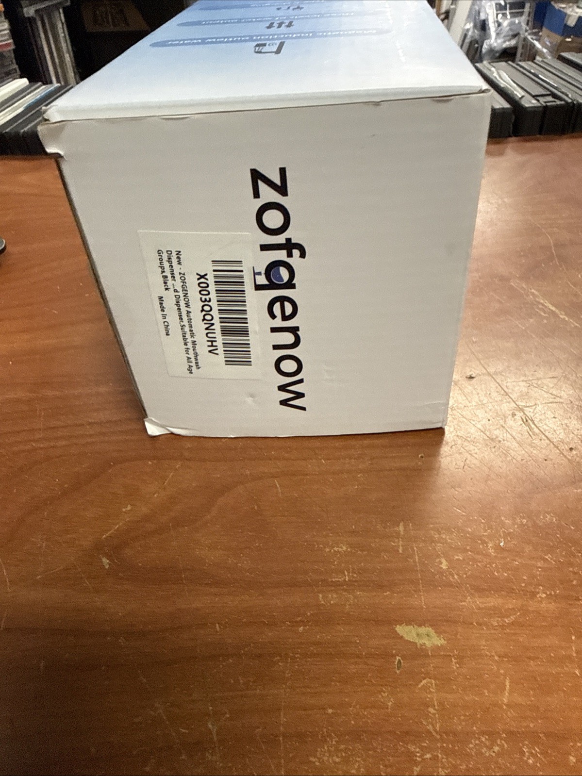ZOFGENOW Automatic Mouthwash Dispenser Wall Mount 19.4oz for Bathroom, White