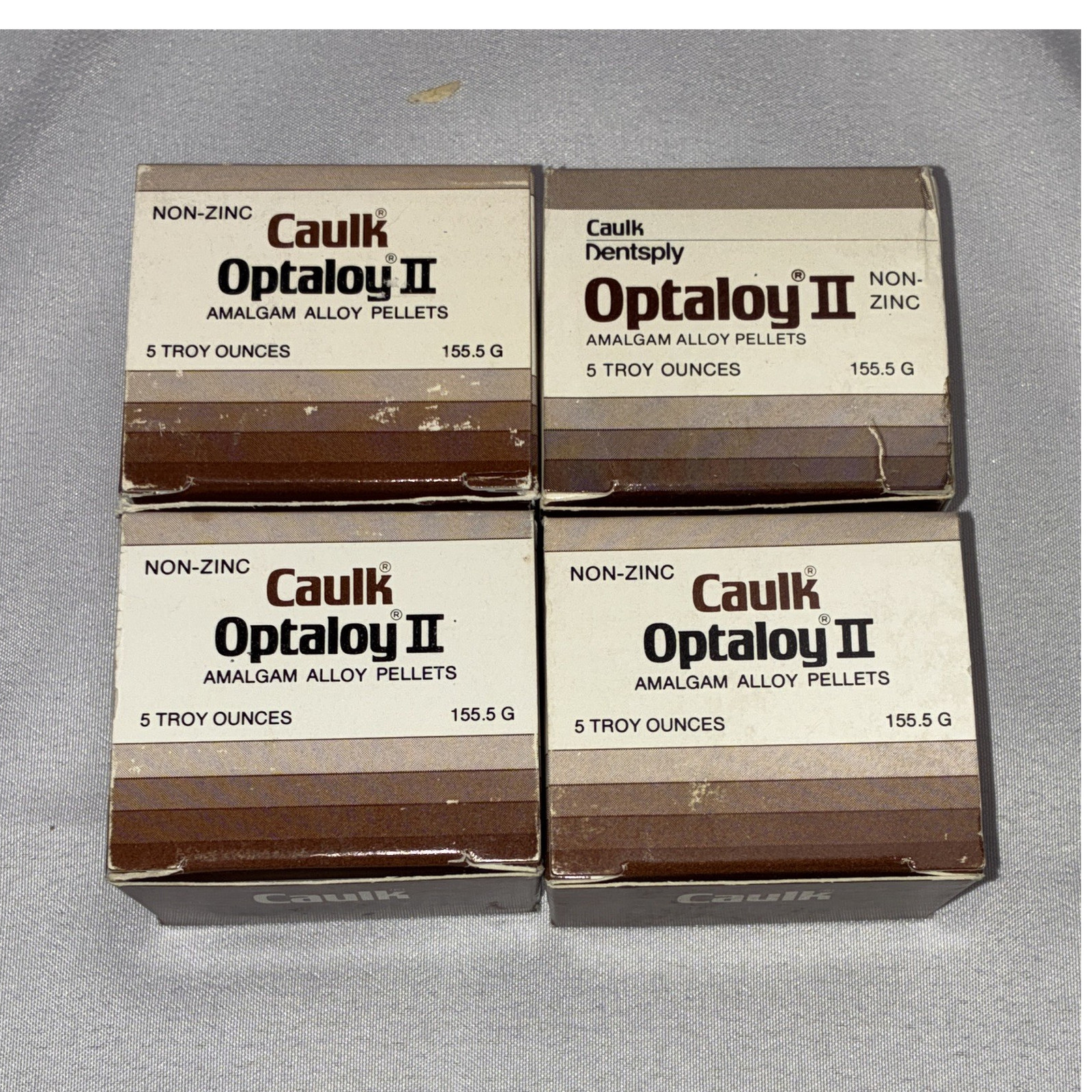 Caulk Optaloy II Silver Non-Zinc Amalgam Alloy Pellets Type II Class 3 Dental