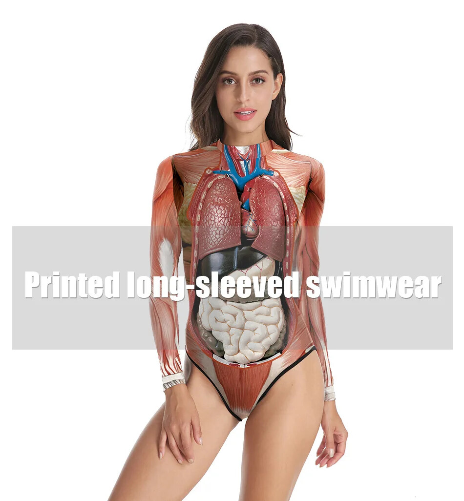 Medical Science Anatomy Woman Human Body Structure Tissue 3D Printing Model