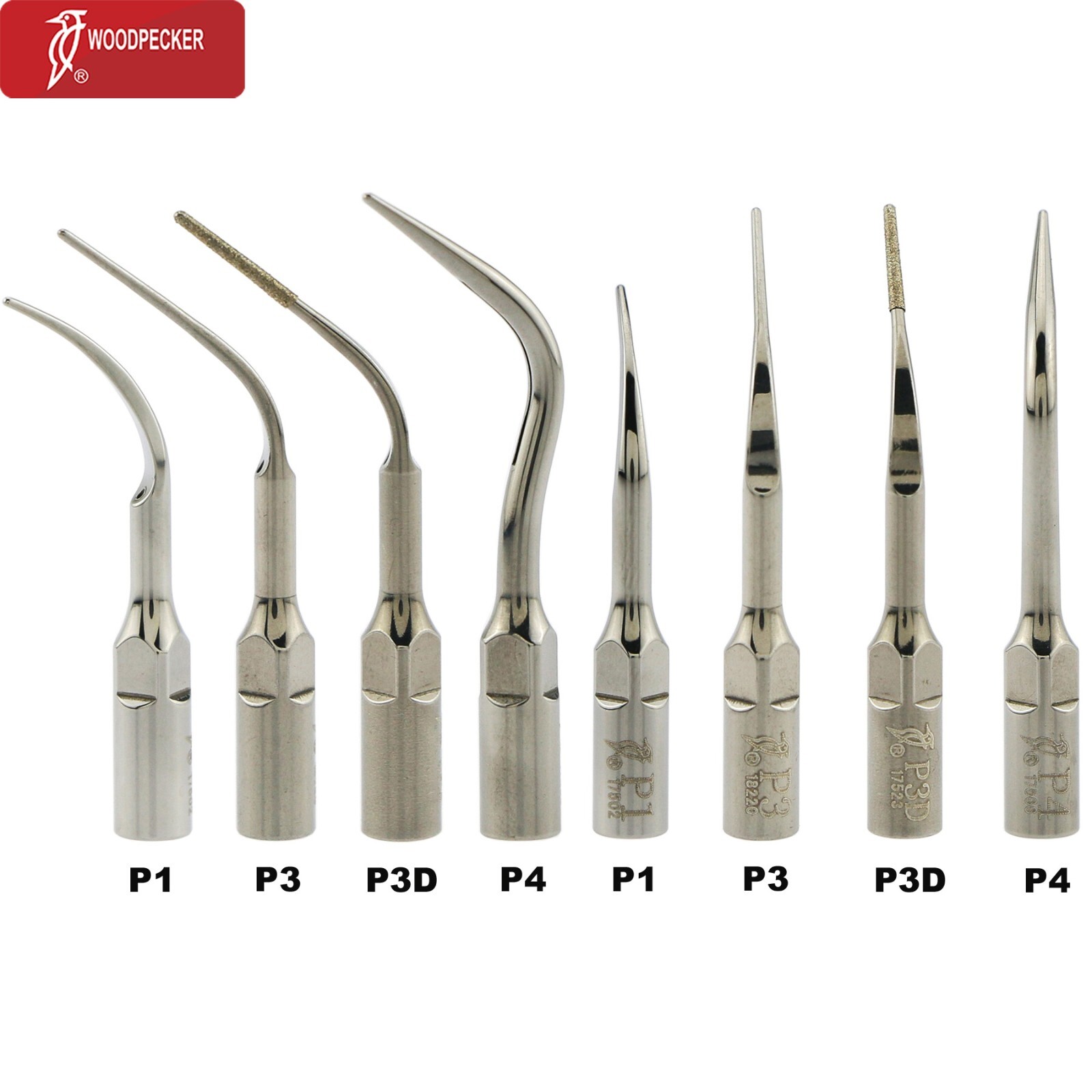 Woodpecker Dental Ultrasonic Piezo Scaler Tips Endo Perio DTE SATELEC NSK EMS