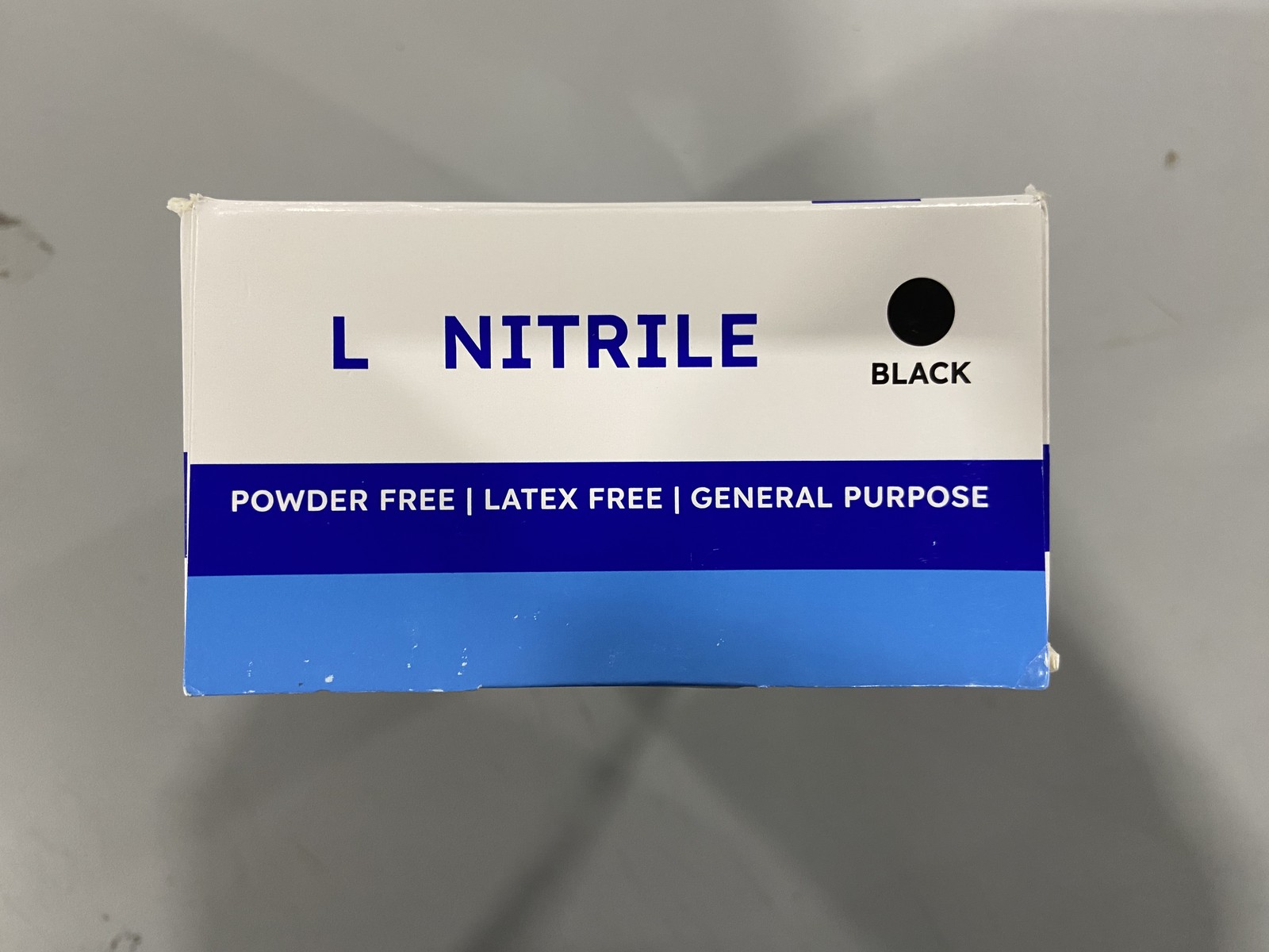 GENERIC PRO POWDER FREE, NITRILE, LATEX FREE GLOVES ( 100 COUNT), SIZE L – BLACK