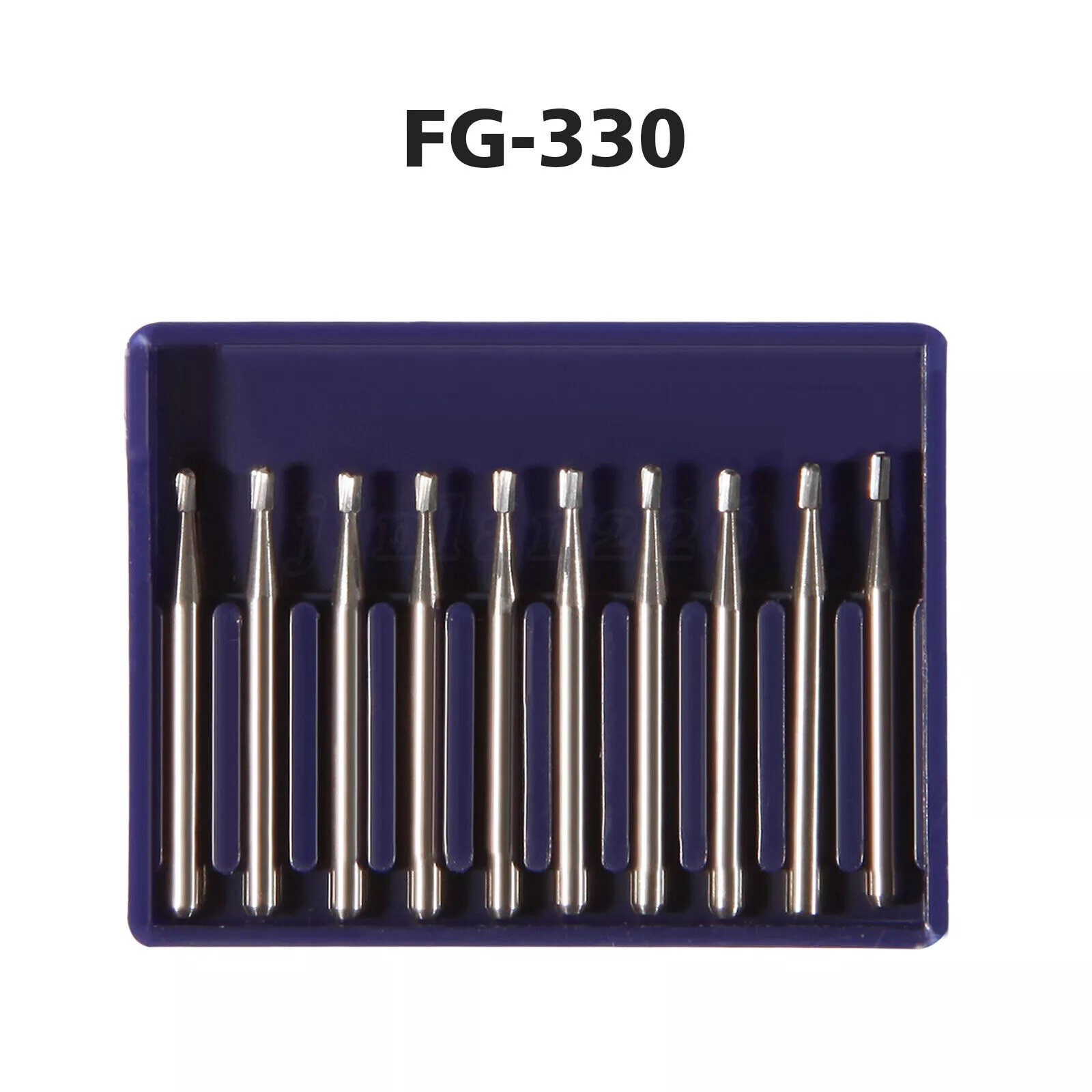 100 FG 330 Carbide Dental Burs High Speed Handpiece Friction Grip Drill Bits New