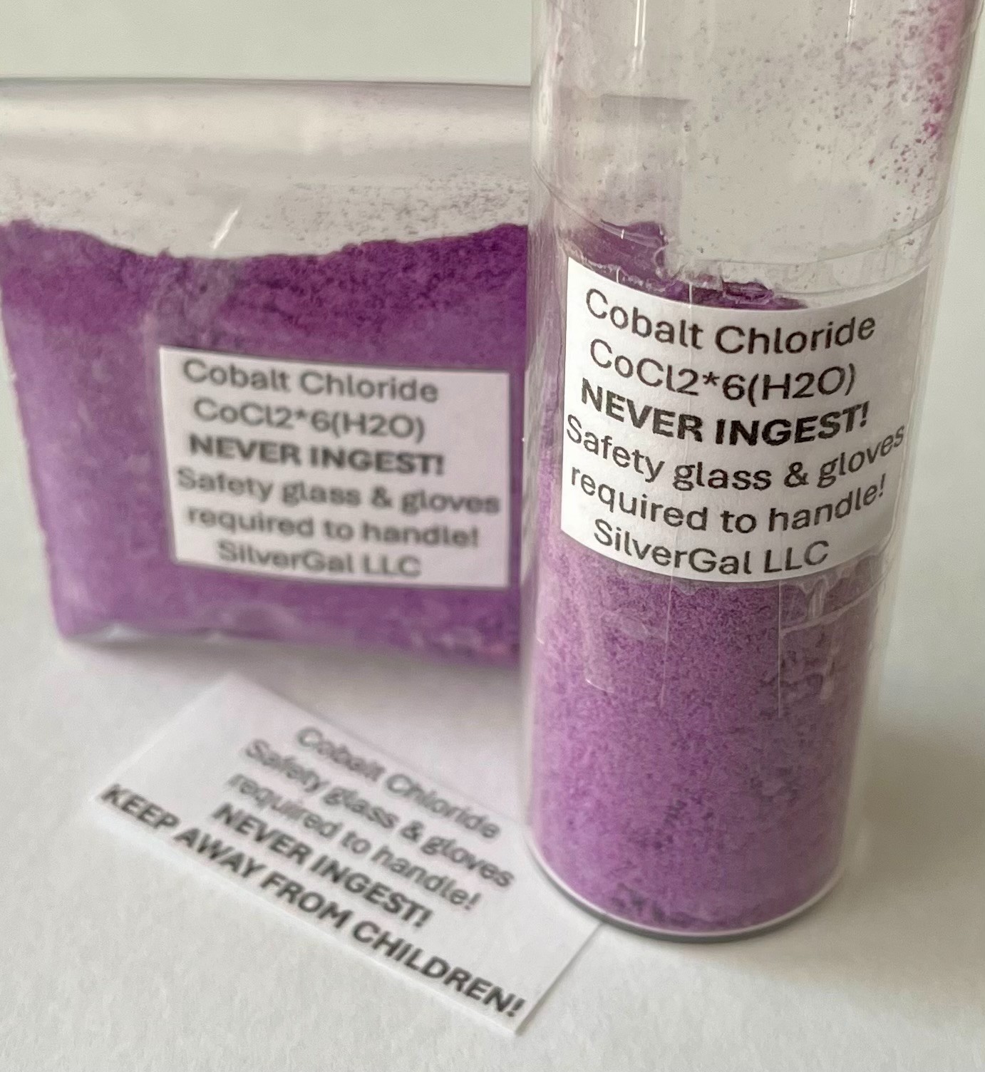 10g Cobalt Chloride 99.9%+ CoCl2 x 6(H2O) made in small batches for purity 10 g