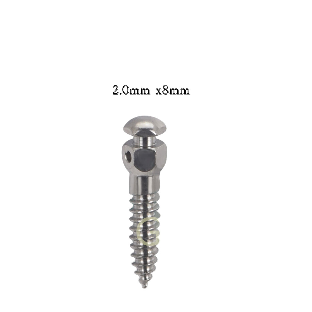 10PC Dental Orthodontic Screws Mini Implants Micro Screws Titanium TAD US STOCK