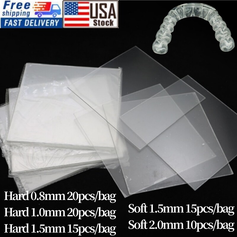 Dental Orthodontic Plastic Retainer Splint Vacuum Thermoforming Sheets Hard soft