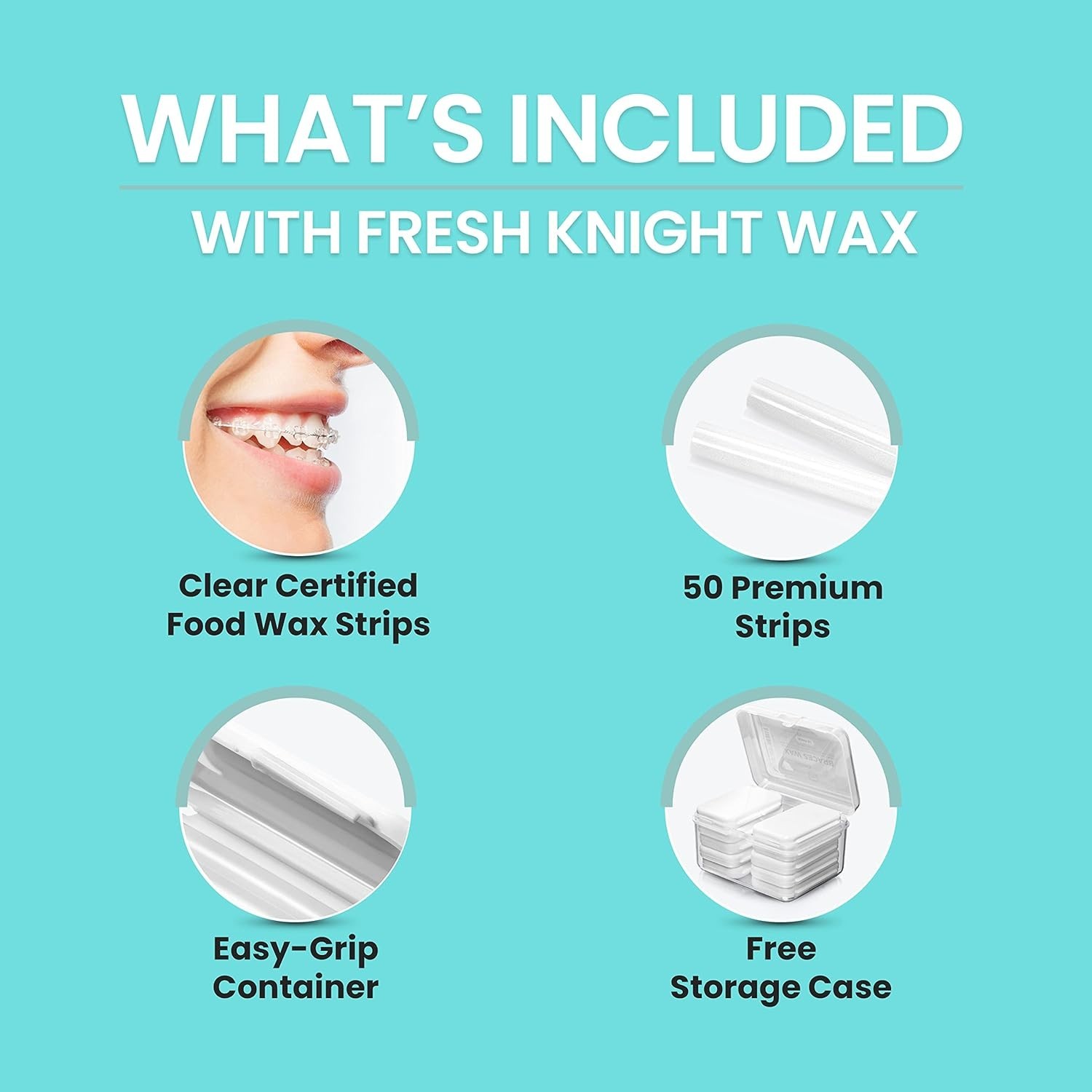 10 Pack of Orthodontic Braces Wax Strips – Unscented Comfort Relief